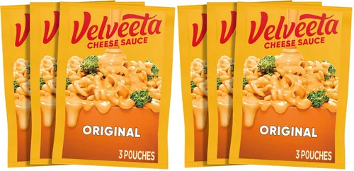Vista 11 de Velveeta Bolsas de salsa de queso original, caja de 3 ct con bolsas de 4 onzas