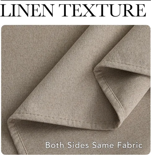 Vista 516 de NICETOWN - Divisor de habitación, cortina opaca divisora de habitación con función de aislamiento térmico, panel para puerta corredera o patio