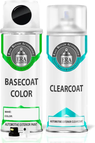 Vista 9 de ERA Paints KH3 – Obsidiana negra para NISSAN Exact Match Automotive Touch Up Paint Spray – Kit esencial 2K