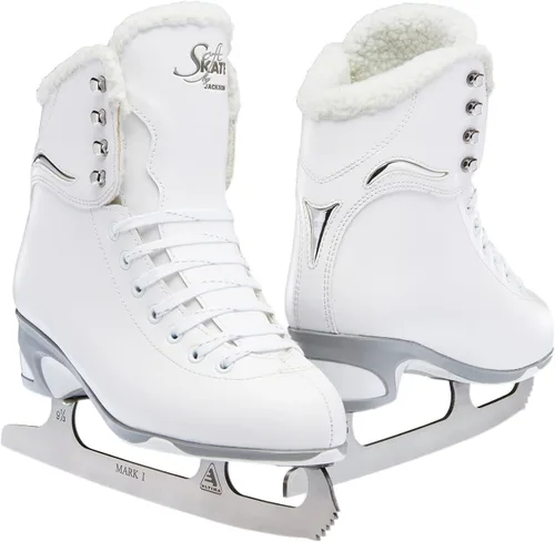 Vista 12 de Jackson Ultima SoftSkate - Patines de hielo para patinaje artístico para mujer/niña, ancho medio