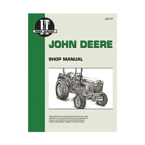JD-47 Nuevo manual de taller para tractor compacto John Deere 1050 850 950