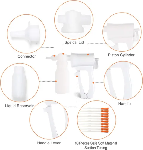 Vista 3 de Bombas de vacío Bomba de succión manual de mano portátil Bomba de succión manual