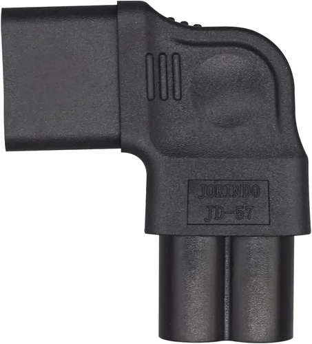 Vista 15 de Adaptador C6 a C13 Compatible con laptops, impresoras, monitores Convertidor de corriente CA de 10 A 250 V