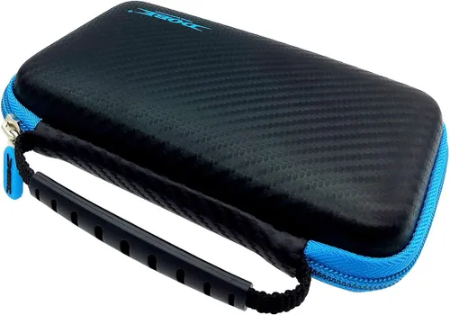 Vista 4 de Funda 3 en 1 para Nintendo 2DS XLNew 2DS XL, funda de transporte compatible con Nintendo 2DS XL con lápiz capacitivo, 2 protectores de pantalla y 8