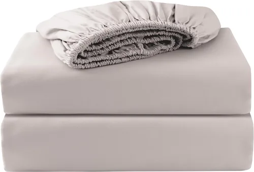 Vista 26 de Sábana Bajera Ajustable Solamente King Dividido/Paquete de 2 Twin XL, 100% Algodón Egipcio, 600 Número de Hilos, Bolsillo Profundo de 8"-16", Sábana