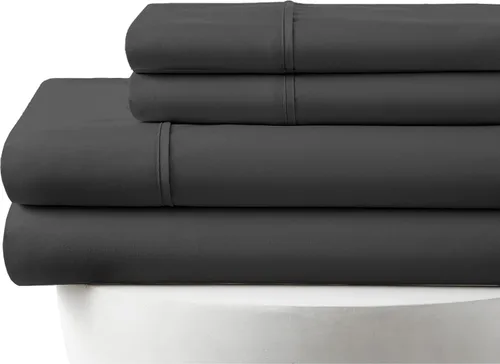 Vista 14 de Twin Size 4-Piece Sheet Set 1000 Thread-Count 100% Egyptain Cotton, 1000TC Soft, Breathable, Long-Staple Cotton Sateen Weave, Fits 18 Inches Extra