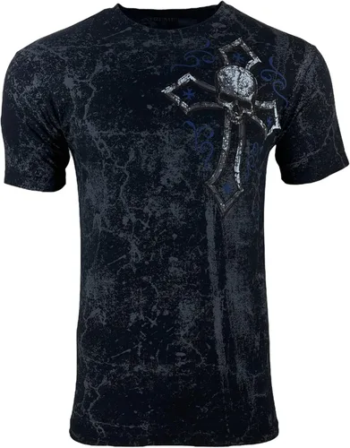 Vista 2 de Xtreme Couture by Affliction Camiseta para hombre Stone Warrior