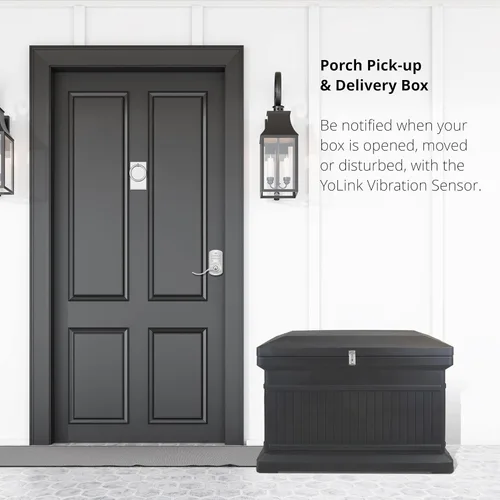 Vista 6 de Kit de inicio del sensor de vibración inteligente YoLink LoRa y Hub: Hub & Smart Shock, Detector de rotura de vidrio, manipulación, movimiento