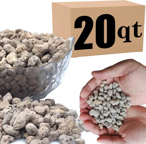 Vista 14 de Piedra pómez hortícola para plantas tamizada profesional (8 cuartos de galón, 1/2 pulgada)