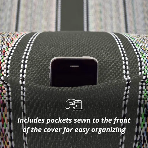 Vista 5 de Seat Covers Unlimited - Funda Universal para Asiento de Coche para Asientos de Banco de Camión y Automóvil que son de Una Pieza y Duraderos