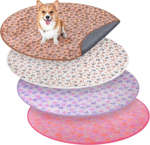 Vista 8 de Paquete de 4 Almohadillas Lavables para Parto Almohadillas Absorbentes Reutilizables para Entrenamiento de Cachorros Almohadilla Reutilizable