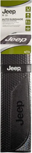 Vista 3 de Plasticolor 003859W01 - Parasol para parabrisas delantero de Jeep, acabado mate negro, para auto, camión o SUV