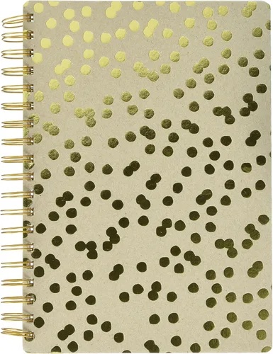 Vista 6 de Gartner Studios So Sweet - Juego de cuadernos, lámina dorada, encuadernación en espiral, 8 x 10.5 pulgadas, 80 páginas, 2