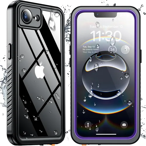 Vista 20 de SPIDERCASE para iPhone 13, funda impermeable, con lente y protector de pantalla incorporados, protección completa de alta resistencia, resistente a