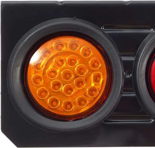 Vista 4 de Partsam Kit de barras de luces traseras de remolque de camión de 63 luces LED para remolque, luz trasera de freno de señal de giro de parada
