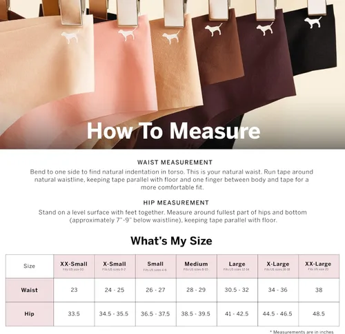 Vista 4 de Victoria's Secret PINK Cotton Boyshort, 5 Pack Panties for Women (XS-XXL)