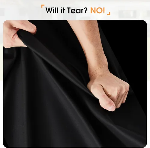 Vista 4 de POMER Cubierta para hoguera, cubiertas cuadradas de gas de 28 pulgadas para mesa de fogata de propano, cubierta impermeable para chimenea al aire