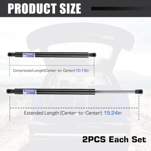 Vista 4 de Juego de 4 soportes de elevación para portón trasero 6110 y ventana 6607 para Nissan Pathfinder 2005-2013