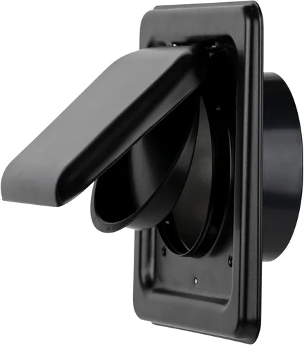 Vista 24 de NO-PEST VENT Exclusiva cubierta de ventilación de secadora de doble puerta, fabricada en Estados Unidos con plástico muy resistente a los rayos UV