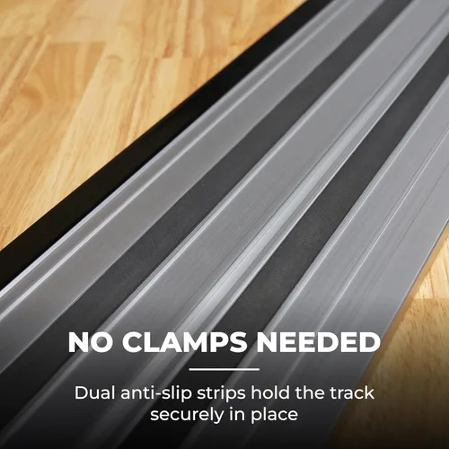 Vista 4 de Kreg ACS430 Sistema de Corte Adaptativo Riel Guía de 62 pulgadas - Sierra Circular con Guía de Aluminio - Corta Madera y Contrachapado - Funciona