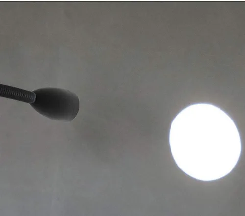 Vista 4 de 3W LED Economy Check Light Examen Médico Quirúrgico Luz Ajustable Montaje en Pared Lámpara LED para Pruebas de Productos e Identificación de Joyas
