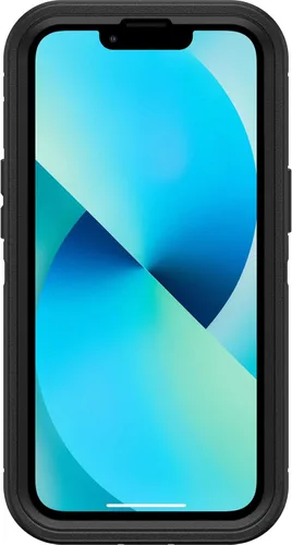 Vista 4 de OtterBox Defender Series - Funda para iPhone 13 (solo edición sin pantalla), clip de funda incluida, protección de defensa microbiana, embalaje