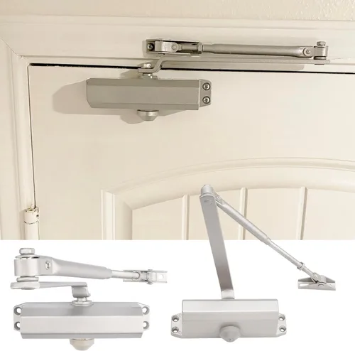 Vista 5 de 3 piezas de cierrapuertas hidráulico, cierrapuertas automático, cierrapuertas residencial para hogares, oficinas, escuelas y espacios públicos