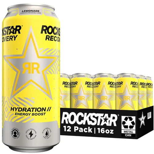 Vista 14 de Rockstar Bebida energética, fruta perforada, latas elegantes de 12 onzas (paquete de 16)