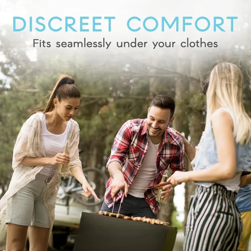 Vista 4 de Adamson H2: Cinturones de hernia para hombres - Cinturón ajustable para hernia inguinal lado izquierdo o derecho - Envoltura de compresión de ingle