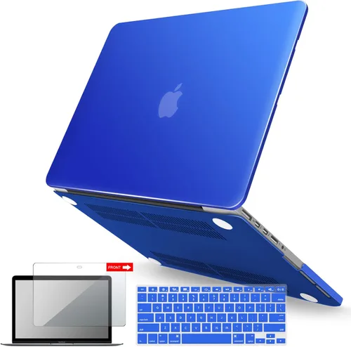 Vista 30 de IBENZER Compatible con MacBook Pro de 13 pulgadas 2015 2014 2013 finales 2012 A1502 A1425, carcasa rígida y cubierta de teclado y protector