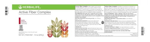 Vista 2 de Herbalife Complejo de fibra activa sabor manzana (7.4 oz 7.41 oz)