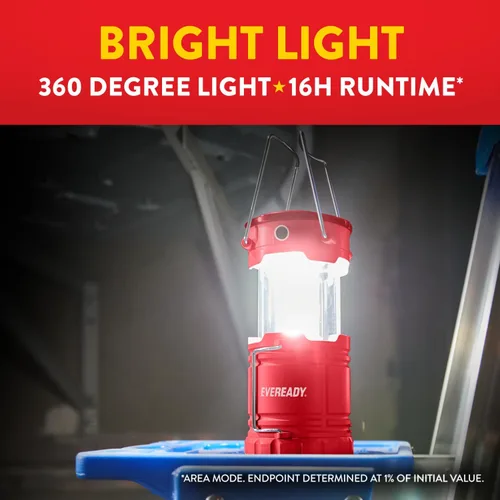 Vista 3 de Eveready - Linterna LED para campamento 360 PRO (paquete de 3), luces de tienda superbrillantes, linternas LED resistentes al agua IPX4 para cortes