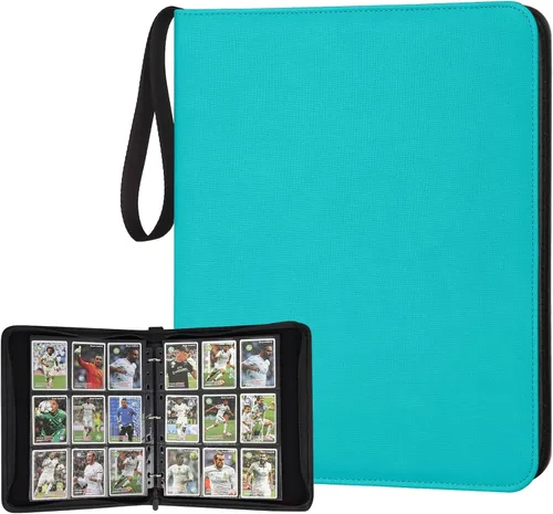 Vista 51 de GERMUN Carpeta Mini de Tarjetas de 1 Bolsillo, Carpeta de Tarjetas Coleccionables de 80 Bolsillos, Álbum Pequeño Premium de Colección de Tarjetas