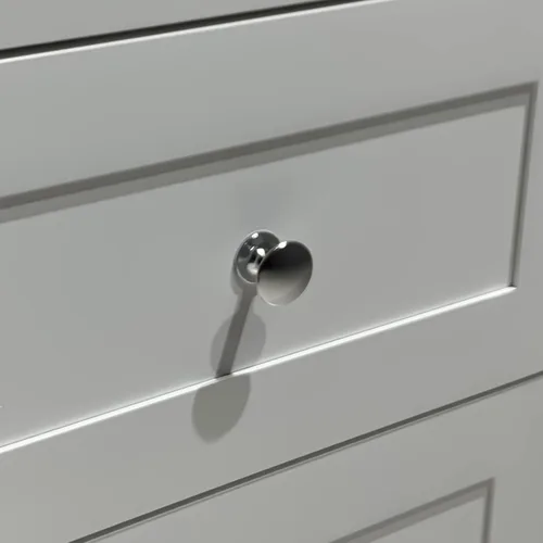 Vista 7 de Mesita de noche blanca de 3 cajones con estación de carga y puertos USB y tomas de corriente, mesa auxiliar de cama de madera, mesa auxiliar moderna