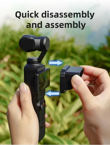 Vista 4 de Para DJI Osmo Pocket 3 Pantalla Parasol Cubierta Hard PC Sun Hoods Protector Accesorios