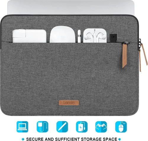 Vista 4 de Lacdo Funda protectora de 360° para MacBook Air M5 A3449 (2026), M4 A3240 2025, M3 A3113, M2 A2681, M1 A2337, MacBook Neo A18 Pro A3404 (2026) de 13