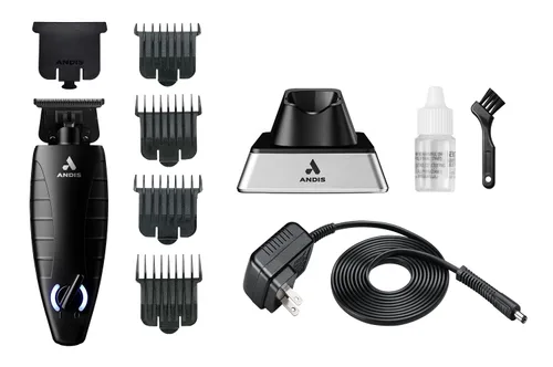 Vista 6 de Andis GTX-EXO Black Label Special Edition, recortadora eléctrica profesional de iones de litio para barba y cabello, tecnología M-Force