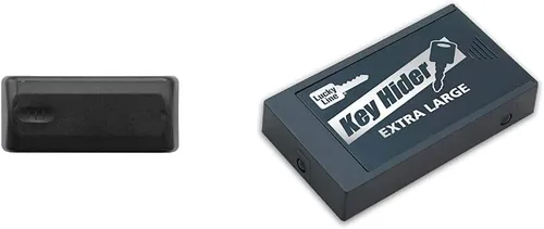 Master Lock 207D - Funda magnética extra grande para llaves, capacidad de 1 a 2 llaves, color negro
