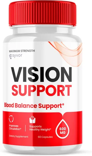 Cápsulas de apoyo para la visión, píldoras de apoyo a la visión de máxima fuerza, fórmula natural, suplemento diario de vitaminas, fórmula de azúcar