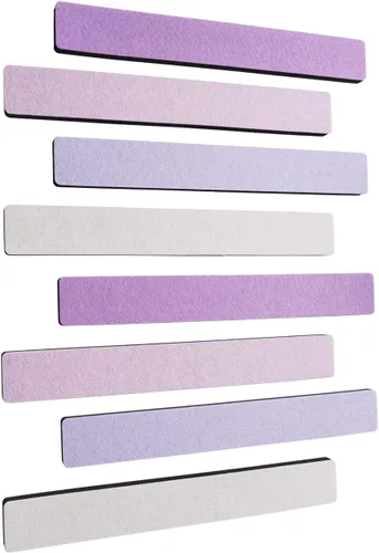 Vista 10 de 8 tiras de fieltro para tablón de anuncios, para pared, autoadhesivas, con 24 pasadores, tira de corcho para oficina, hogar, aula (negro)