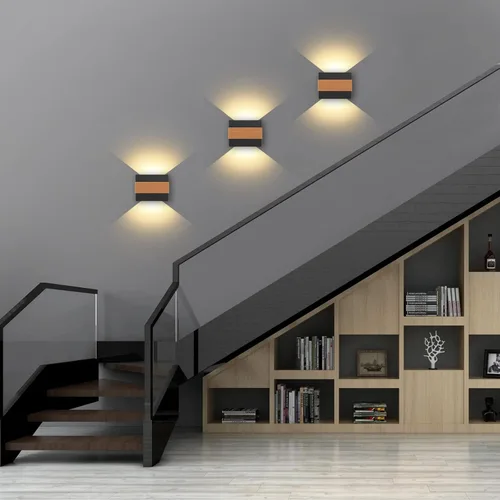 Vista 9 de Kawell Apliques de pared LED modernos para interiores y exteriores, lámpara de pared LED creativa de 10 W, pasillo, montaje en pared, accesorios