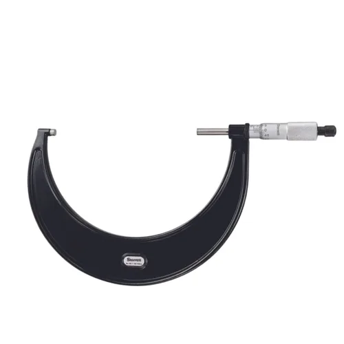 Vista 34 de Starrett Micrómetro exterior con husillo de una pieza, acabado de cromo satinado y diseño avanzado de manga - Tema de orgullo americano, rango de 0