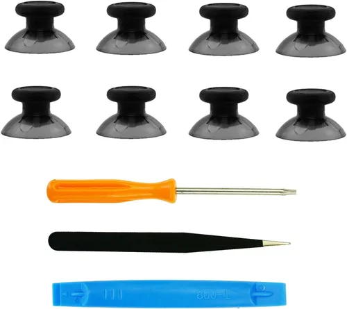 Vista 8 de 8 piezas de repuesto para controlador Xbox One S/X/Elite, kit de reparación de joysticks para controlador Xbox Series X y S, piezas de palillos