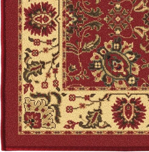 Vista 8 de Ottomanson Alfombra de pasillo de 1 pie 10 pulgadas x 7 pies, antideslizante, oriental, fácil de limpiar, alfombra de lavandería, duradera y apta