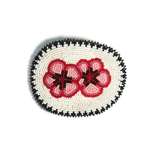 Vista 38 de Pinzas para el cabello con cuentas estilo nativo americano, colección hecha a mano (4 direcciones, pata de oso)