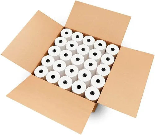 Star SP700 - Papel para impresora de cocina (50 rollos) de 3 pulgadas x 165 pies, papel de recibo de 1 capa (no térmico) para caja registradora,