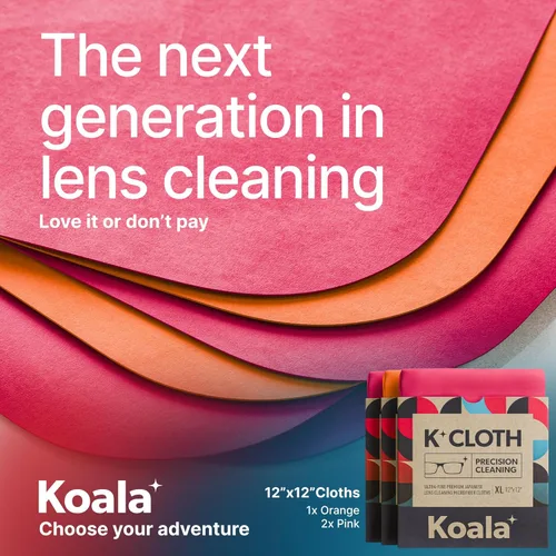 Vista 46 de Koala - Paño de limpieza de lentes Microfibra japonesa Paños de limpieza de lentes Limpiador de lentes Lentes, cámara, auriculares VR/AR