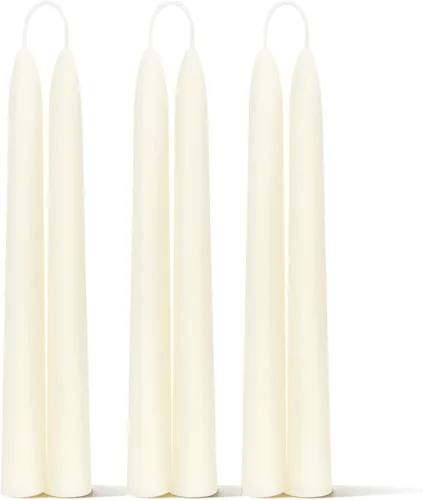 Vista 16 de Paquete de 2 velas cónicas de cera de abeja 100% pura natural, velas de emergencia de cera de abeja de combustión larga de 8 horas, cera de abeja