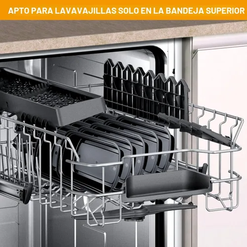 Vista 6 de Kitch'nMore Contenedores de preparación de comidas de 38 onzas, recipientes extra grandes y gruesos para almacenamiento de alimentos con tapas