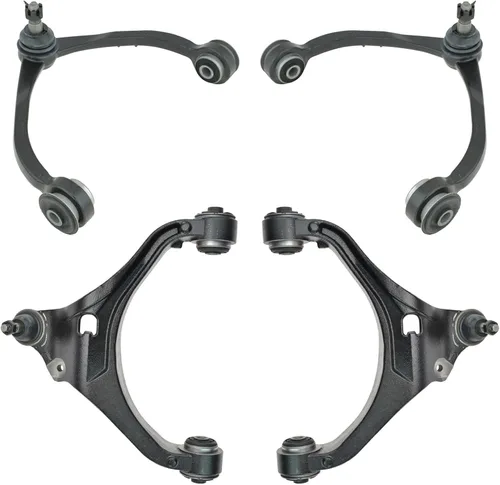 Vista 22 de TRQ Brazo de control superior e inferior del lado del conductor y del pasajero con juego de rótulas compatible con Chevrolet GMC 89-02